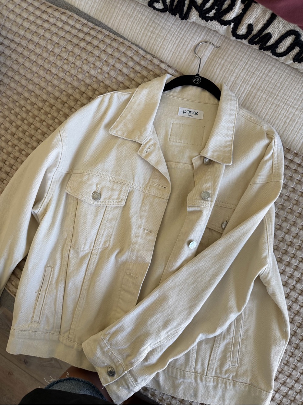Parke Cream Jean Jacket